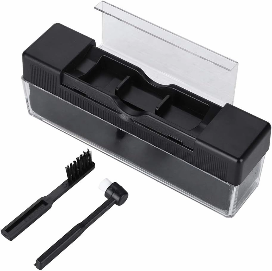 Record Cleaning Kit, Record Cleaner Solution, Portable 3-in-1 Record Brush Cleaner, Anti Static Velvet Record Brush with 2 Small Cleaner Brush, Anti Scratch Turntable record cleaning kit,vinyl cleaner,stylus brush set,