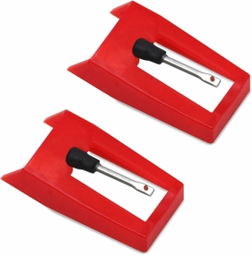 Record Player Needles, Hadwoer Turntable Replacement Needle for Vinyl Record Player LP Phonograph, Victrola, 1byone, Crosley, ION, Jensen2 Pcs of Diamond Stylus turntable cartridge,phono cartridge,MM MC stylus,
