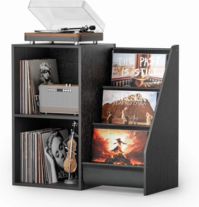 Record Player Stand,Turntable Stand with Vinyl Record Storage,Record Player Table with Vinyl Display Holder Shelf,Record Player Cabinet with 220 Albums Organizer,Media Console Cabinet for Stereo Audio vinyl accessories,turntable parts,record player tools,