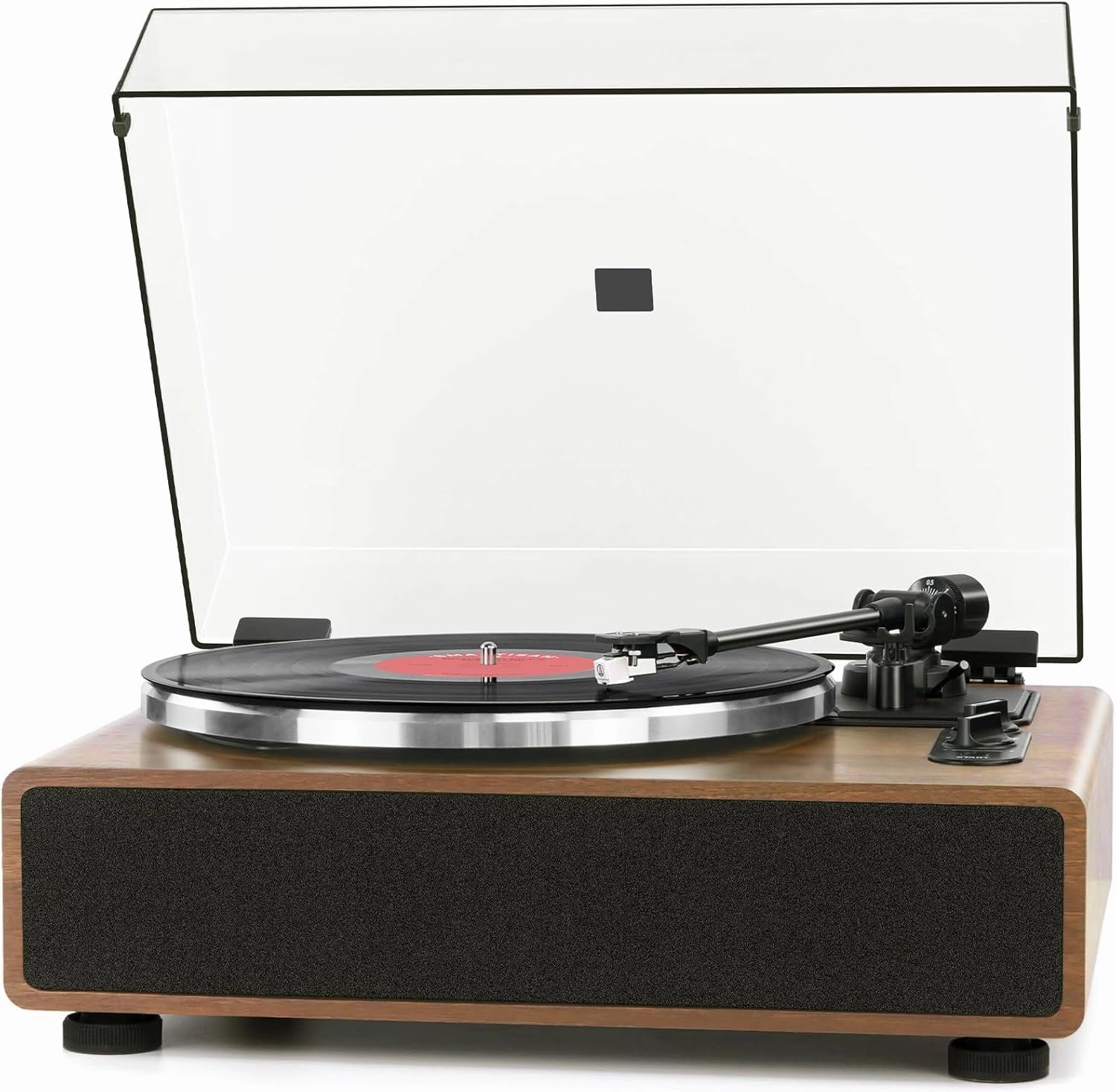 Record Player with Magnetic Cartridge, Bluetooth Turntable with Built in Speakers Phono Preamp, High Fidelity Belt Drive Turntable with Built-in Speakers Phono Preamp,2-Speed phono preamp,turntable amplifier,record player preamp,