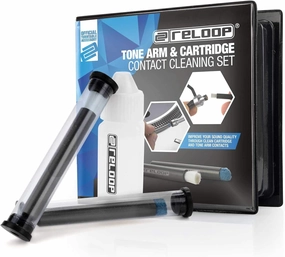 Reloop Cleaning Set for Turntable Tone Arm and Cartridge Contacts, Also Cleans Stylus and Needles, Includes Wet and Dry Brushes, 10ml Liquid Cleaning Fluid and Storage Carry Case turntable cartridge,phono cartridge,MM MC stylus,