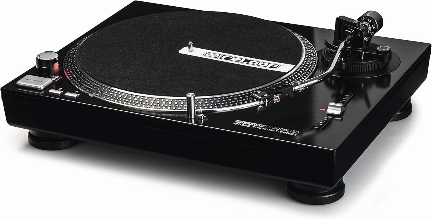 Reloop USB Direct Drive Turntable direct-drive turntable,DJ turntable,hi-torque vinyl deck,