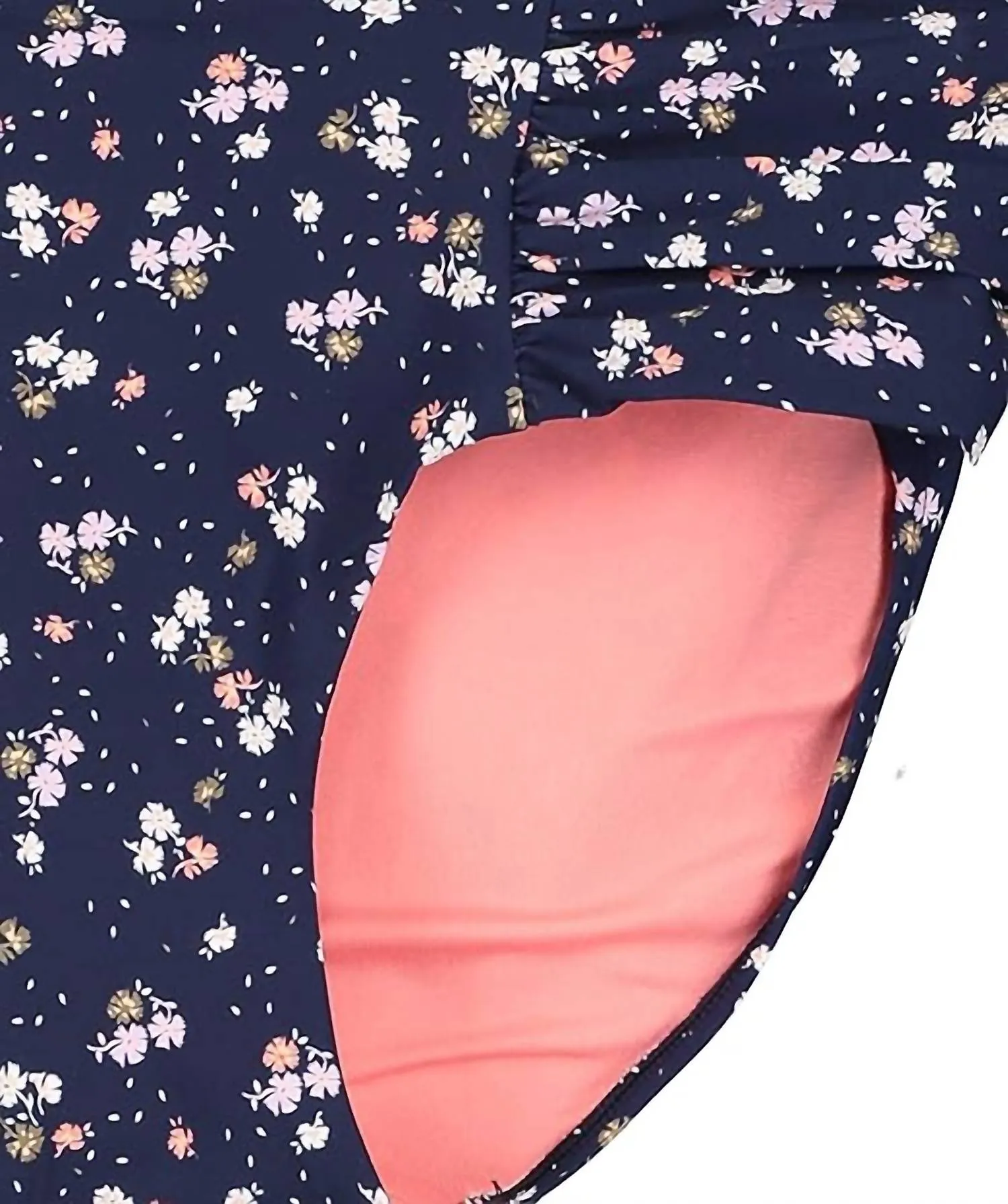 Remix Ruched Side Retro Bottom In Indigo
