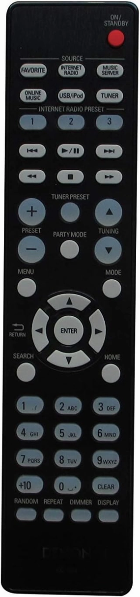 Remote Control Replace for Denon RC-1159 DNP-720AE DN-700H AV Network Audio Player System network audio player,digital streamer,audio file player,