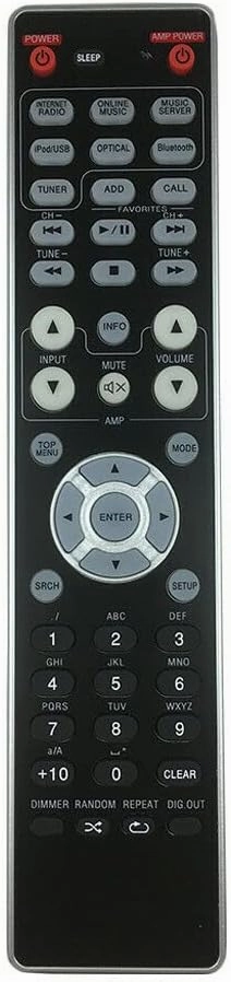 Replace Remote Control for Projector/AC/TV/AV NA6005 Remote Control for Maranzt NA7004 NA8005 Network Audio Player network audio player,digital streamer,audio file player,