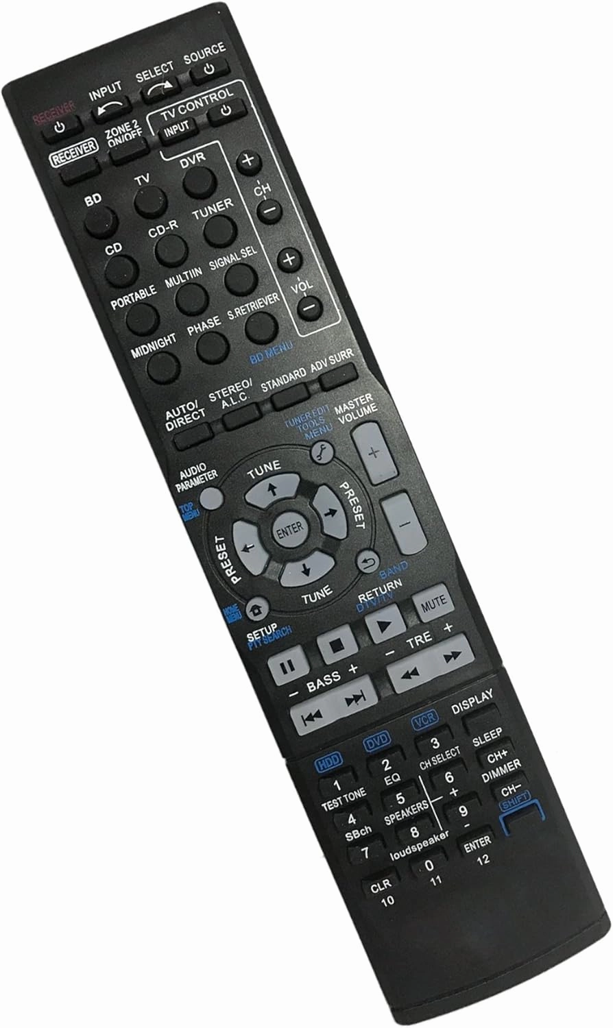 Replaced Remote Control Compatible for Pioneer VSX-519V AXD7619 VSX-521-K VSX-1023 AXD7690 VSX-1024-K Home Theater AV A/V Audio/Video Receiver System home cinema system,5.1 home theater,surround sound package,