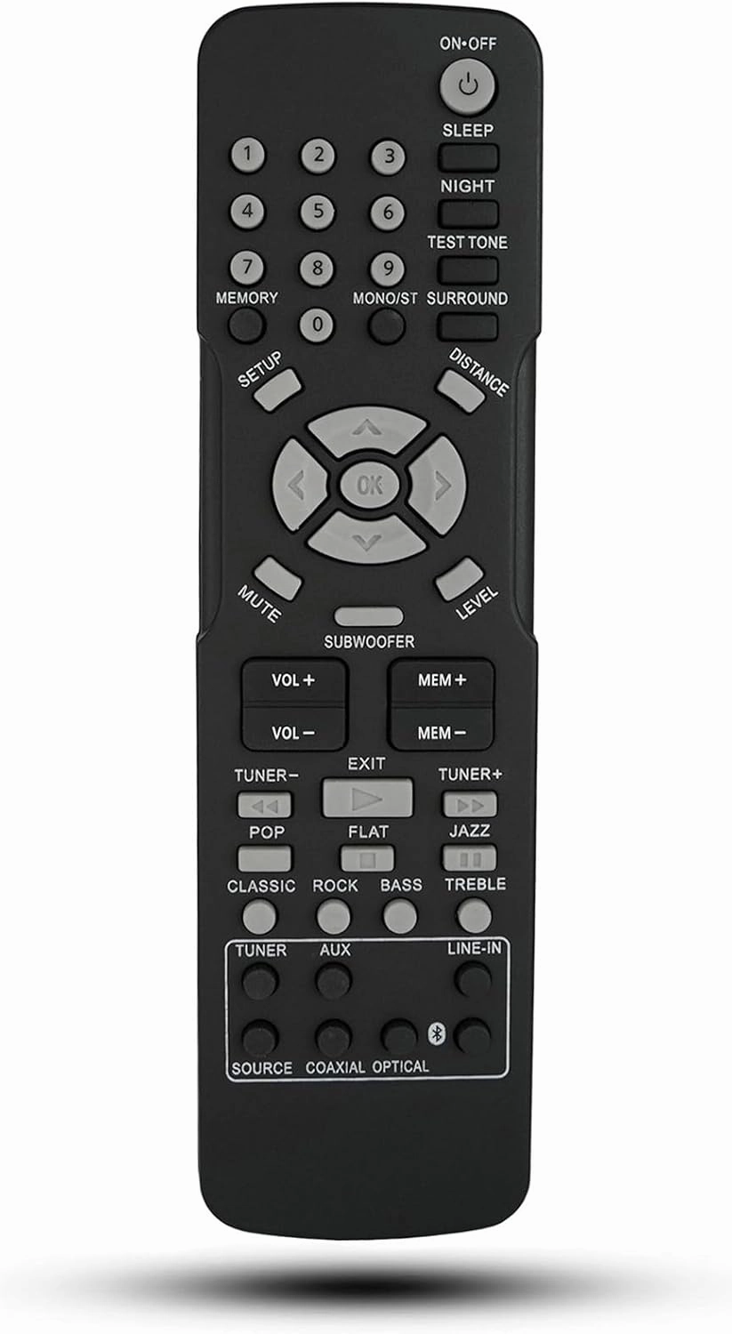 Replacement Remote Control Compatible for RCA RT2781BE RT2781HBU RT2781H RT2761HB RCR192AB1 RT2760 RCR192AB2 RT2781H RT2780R DVD Home Theater System home cinema system,5.1 home theater,surround sound package,