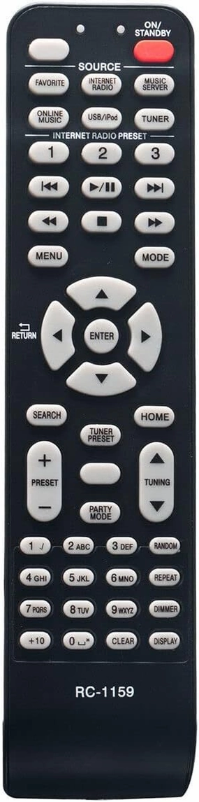 Replacement Remote Control for Audio/TV/Projector RC-1159 for Denon Network Audio Player DNP-720AE PMA-520AE network audio player,digital streamer,audio file player,