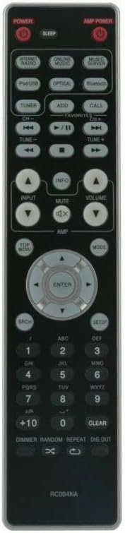 Replacement Remote Control Work for TV/Audio/Projector RC004NA for Mazrrantz NA6005 Network Audio Player network audio player,digital streamer,audio file player,