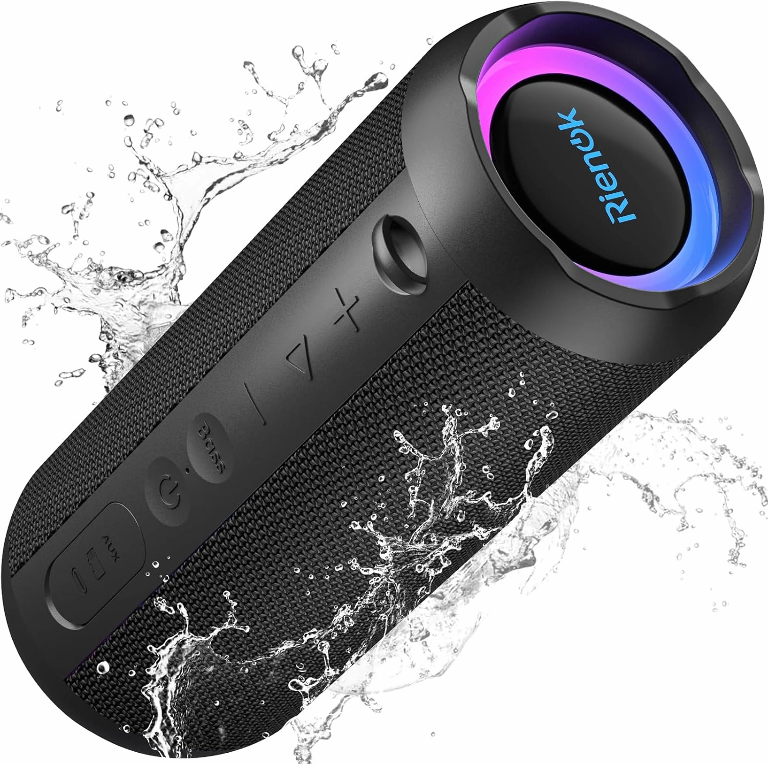 RIENOK Portable Bluetooth Speaker 30W Dual Pairing True Wireless Stereo HD Sound IPX7 Waterproof Outdoor Sport Shower Wireless Speaker Bluetooth 5.3 for Home Party wireless speakers,portable Bluetooth speaker,multiroom speaker,