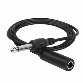 RIIEYOCA 1/4" to 1/4" TS Male to Female Cable, Nickel Plated 6.35mm Mono Male to 6.35mm Mono Female Audio Cable for Amplifier, Speaker,Guitar(1m/3.28ft) speaker cable,audio wire,hi-fi speaker cord,