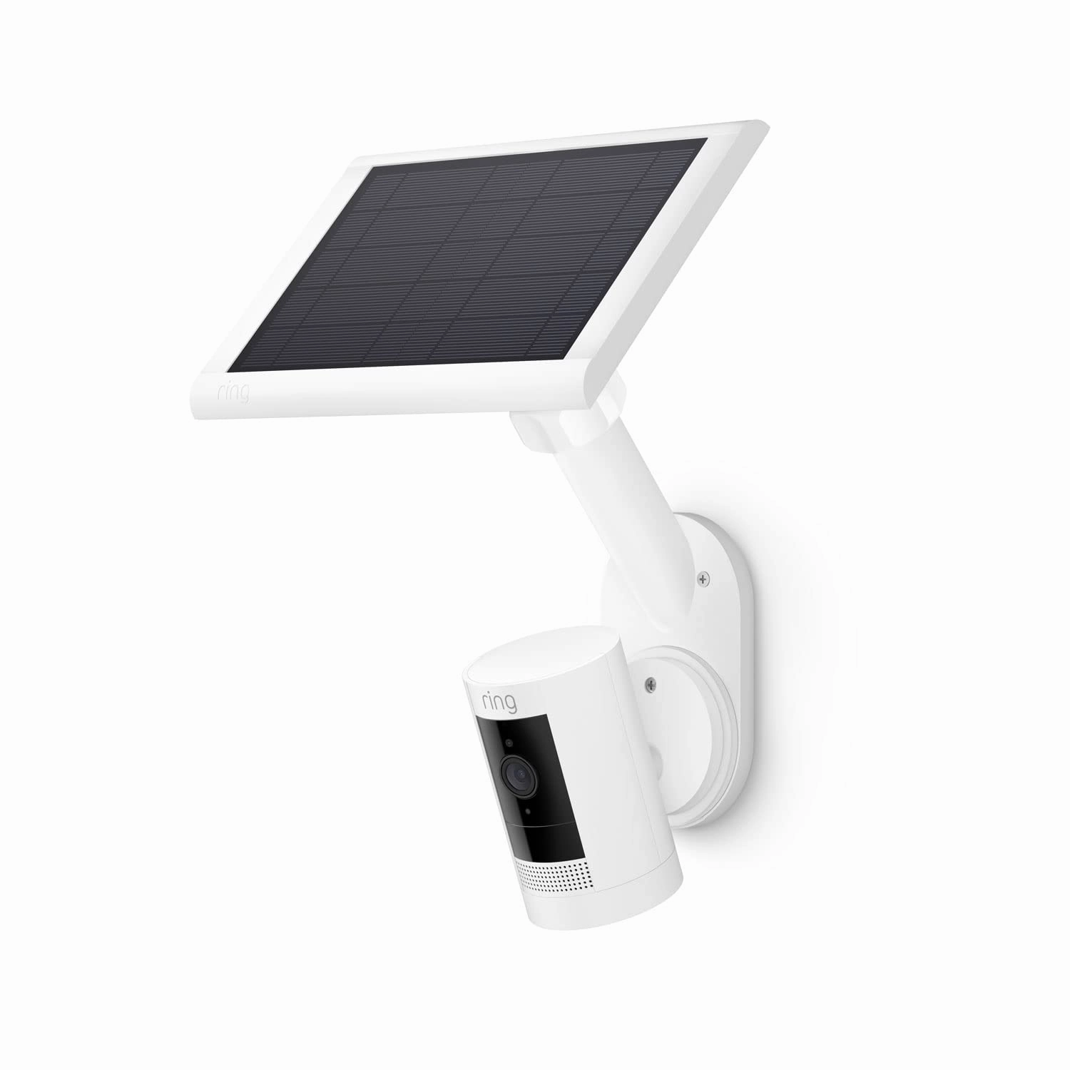 Ring Wall Mount for Cameras and Solar Panels - White