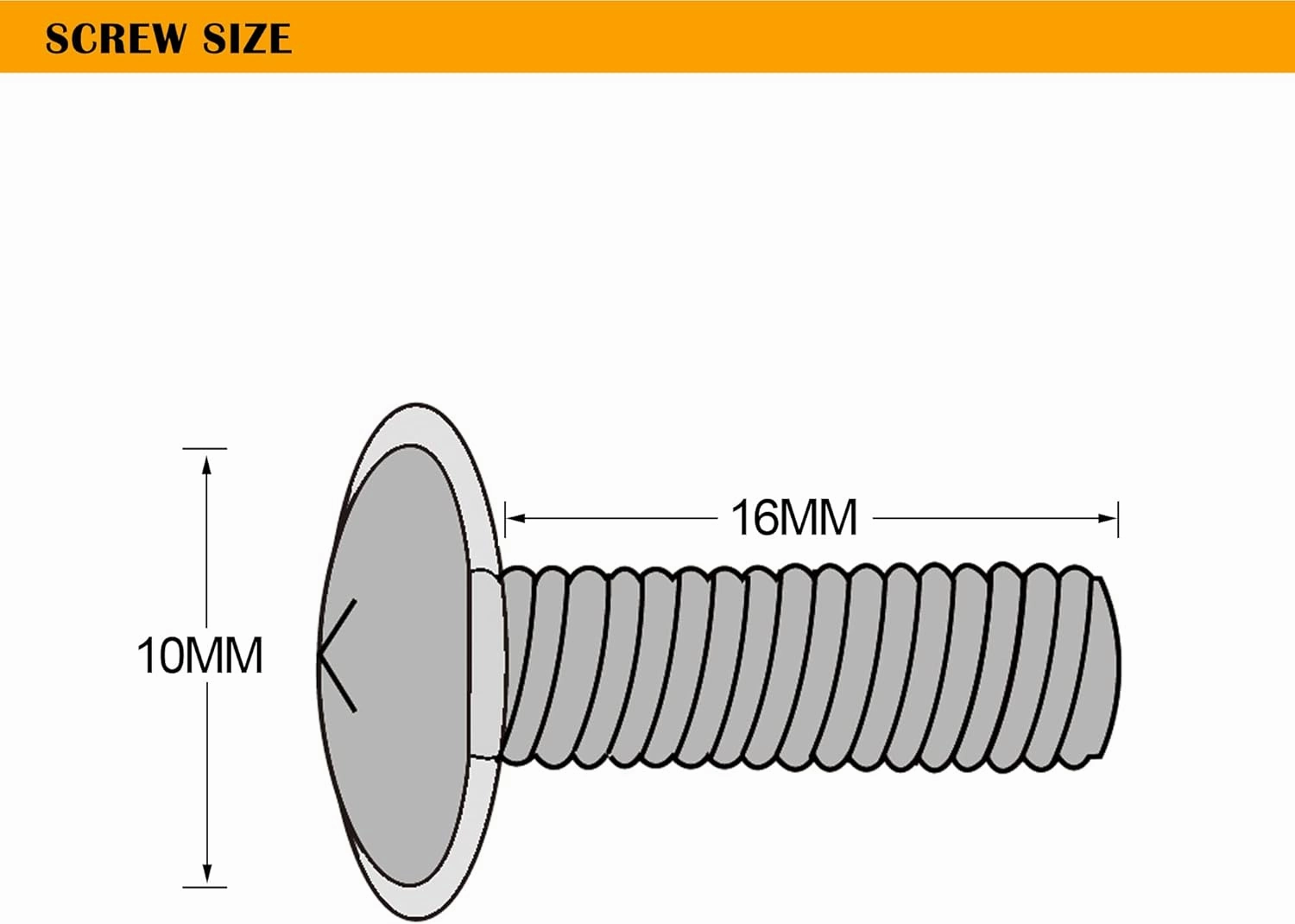 RIVECO 100PCS 10-32 Rack Screws for Server Cabinets & Racks Tapered Holes Mounting Network Equipment Audio Devices, Carbon Steel Black