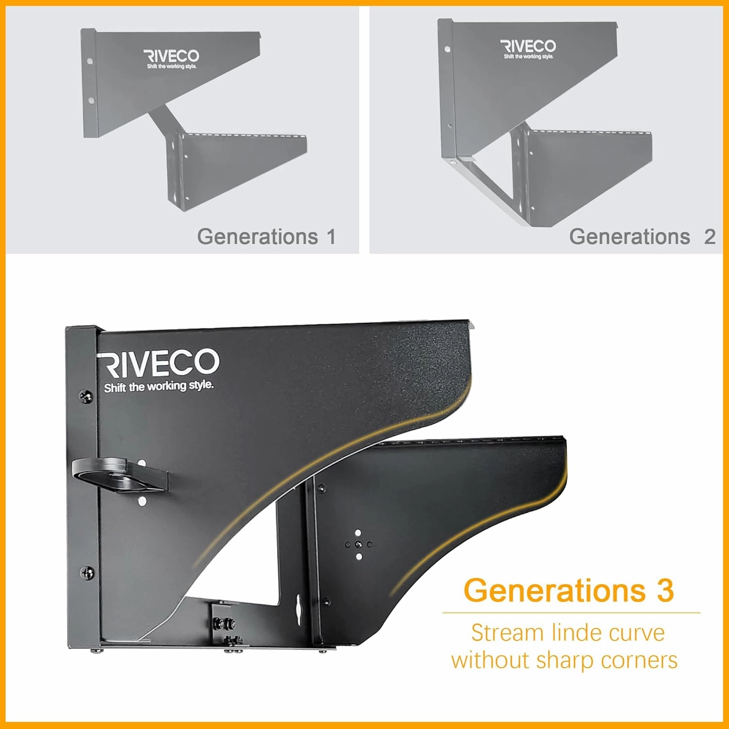 RIVECO 6U Wall Mount Rack for Network Reinforced Heavy Load 66LBS Small Server Racks Vertical & Horizontal Mounting for 19 inches IT & Studio Equipment.