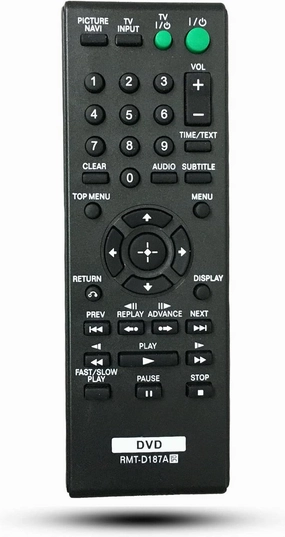 RMT-D187A 148700511 Replaced CD DVD Player Home Theater Remote Control Fit for Sony DVP-SR200P DVP-SR400P DVP-NS611H DVP-NS710 DVP-NS710H DVP-NS710H/B DVPFX950 DVPNS710 home cinema system,5.1 home theater,surround sound package,