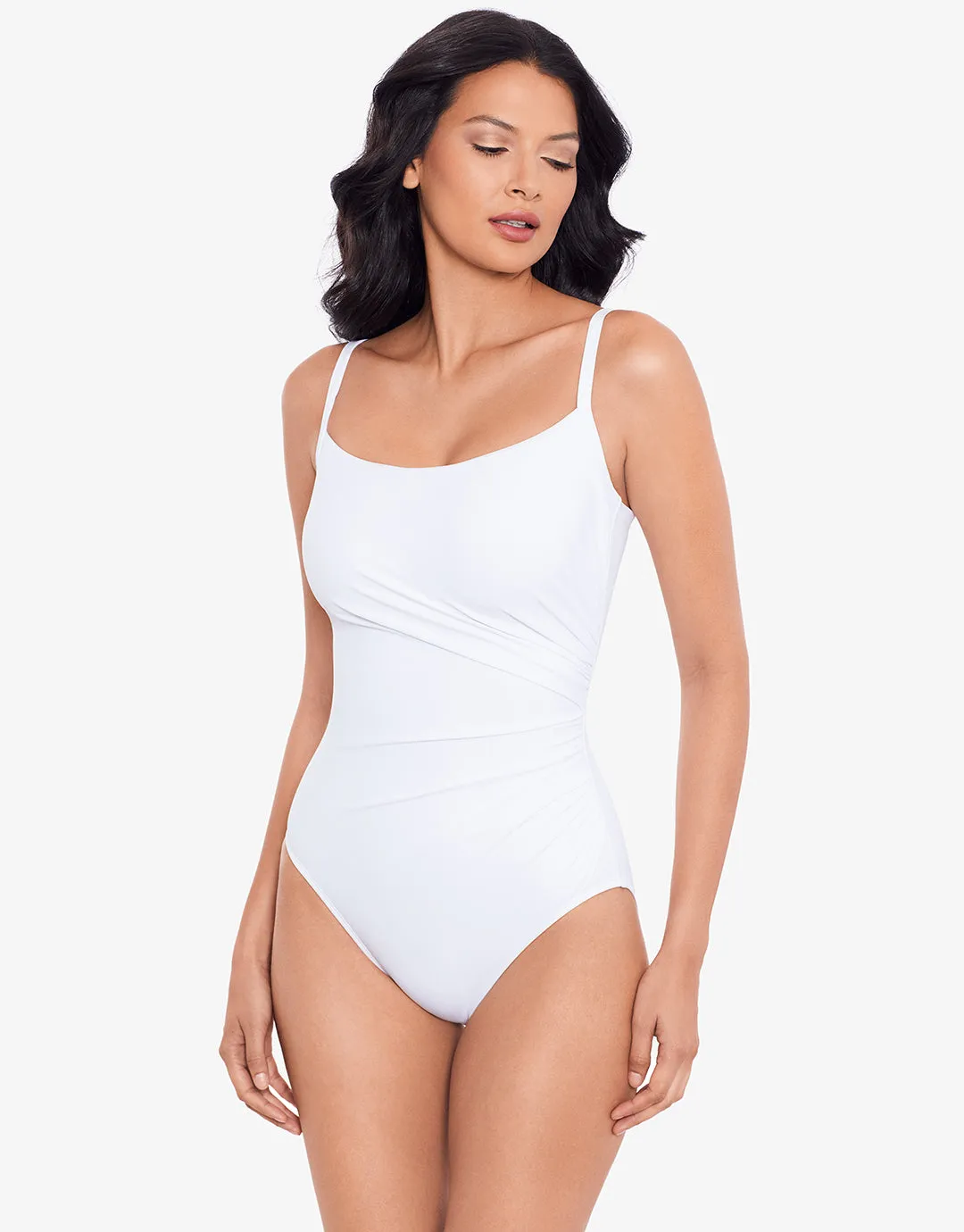 Rock Solid Starr Swimsuit - White