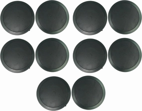 Rockville (10) CC65T Black 6.5" Commercial 70v Ceiling Speakers for Restaurant soundbar,TV speaker bar,home theater soundbar,