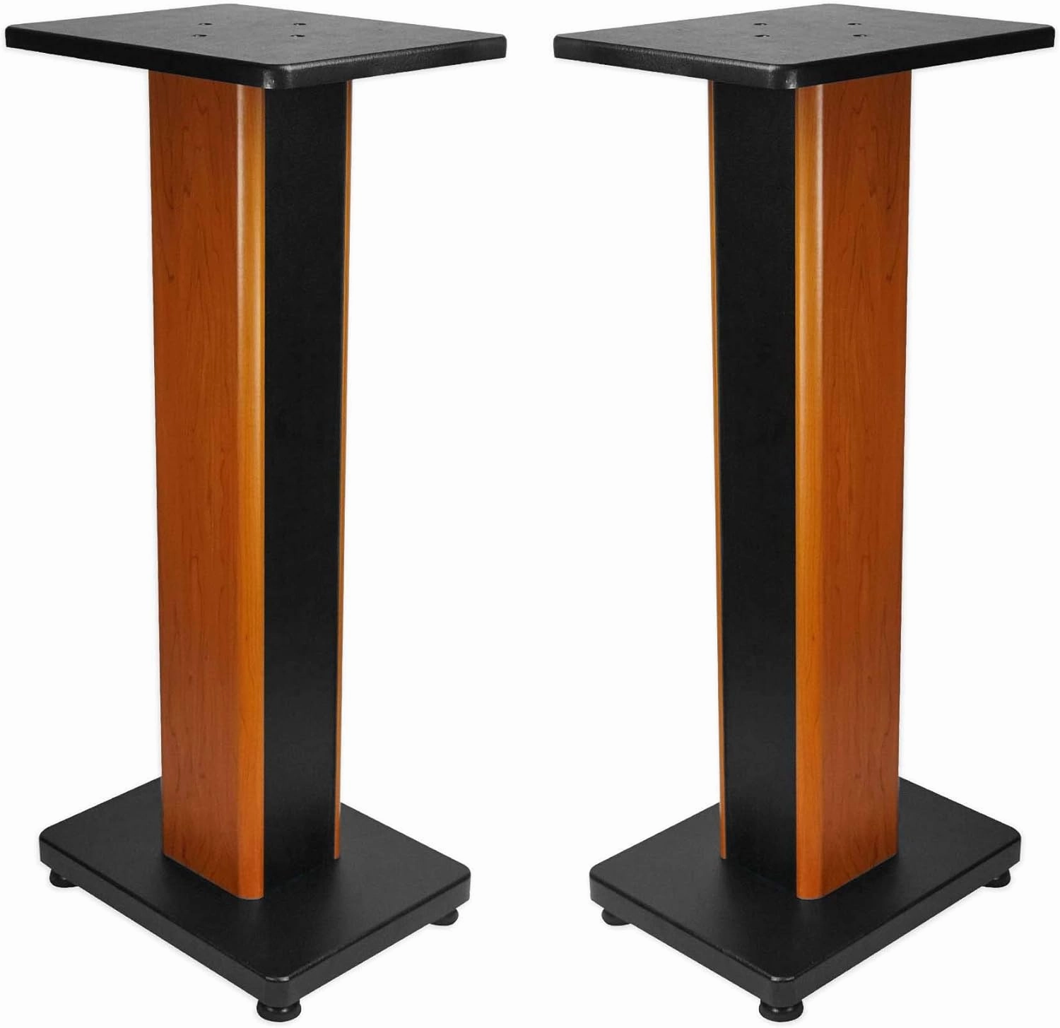 Rockville 28" 2-Tone Bookshelf Speaker Stands Surround Sound Home Theater (RHT28C)