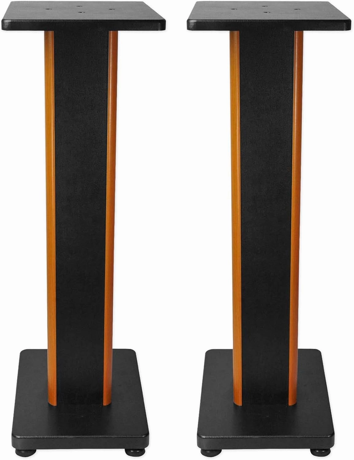 Rockville 28" 2-Tone Bookshelf Speaker Stands Surround Sound Home Theater (RHT28C) speaker stands,monitor stands,floor speaker holders,