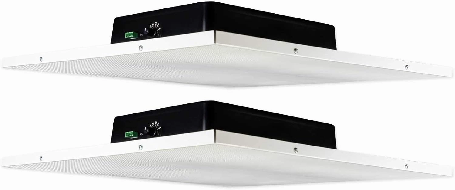 Rockville 2 DCS8T 70V Commercial Drop Ceiling Tile Speakers 4 Office/Restaurant soundbar,TV speaker bar,home theater soundbar,