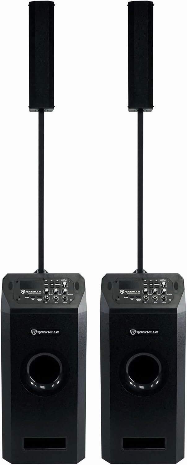Rockville (2) Home Array 100 Speaker/Subwoofer Systems w/Bluetooth Wireless Link surround sound system,cinema audio kit,5.1 surround package,