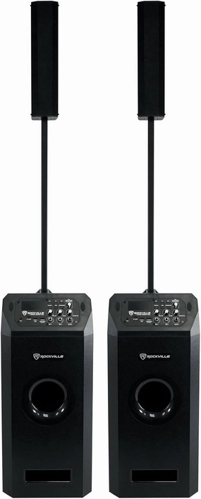 Rockville (2) Home Array 100 Speaker/Subwoofer Systems w/Bluetooth Wireless Link surround sound system,cinema audio kit,5.1 surround package,