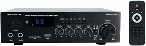 Rockville BLUAMP 90 90W Home Stereo Bluetooth Receiver Amplifier, HDMI ARC, Phono Input, Mic Input, for Home Audio and Karaoke AV receiver,surround receiver,home theater amplifier,