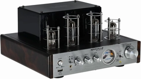 Rockville BluTube DK Audiophile Tube Amplifier with Bluetooth, 35Wx2 RMS @ 4 Ohm, HDMI/Optical/Coaxial Inputs, Sub Output, USB, RCA, VU Meter, Headphone Out integrated amplifier,stereo receiver,hi-fi amp combo,