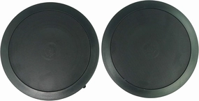 Rockville CC65T Black 6.5" 70V Ceiling Speakers (2), 20W Power, Aimable Tweeter, Paintable Grill, Flush Mount, Perfect for Restaurants/Bars/Cafes soundbar,TV speaker bar,home theater soundbar,