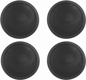 Rockville CCL6T (4) 70V 6" Commercial Ceiling Speakers, Paintable Grills, Easy Install, Custom Power Taps, Perfect for Restaurants/Offices soundbar,TV speaker bar,home theater soundbar,