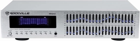 Rockville REQ42-S 2 x 21 Band Home Theater Equalizer w/Audio Spectrum Analyzer audio rack,hi-fi component stand,media shelf,