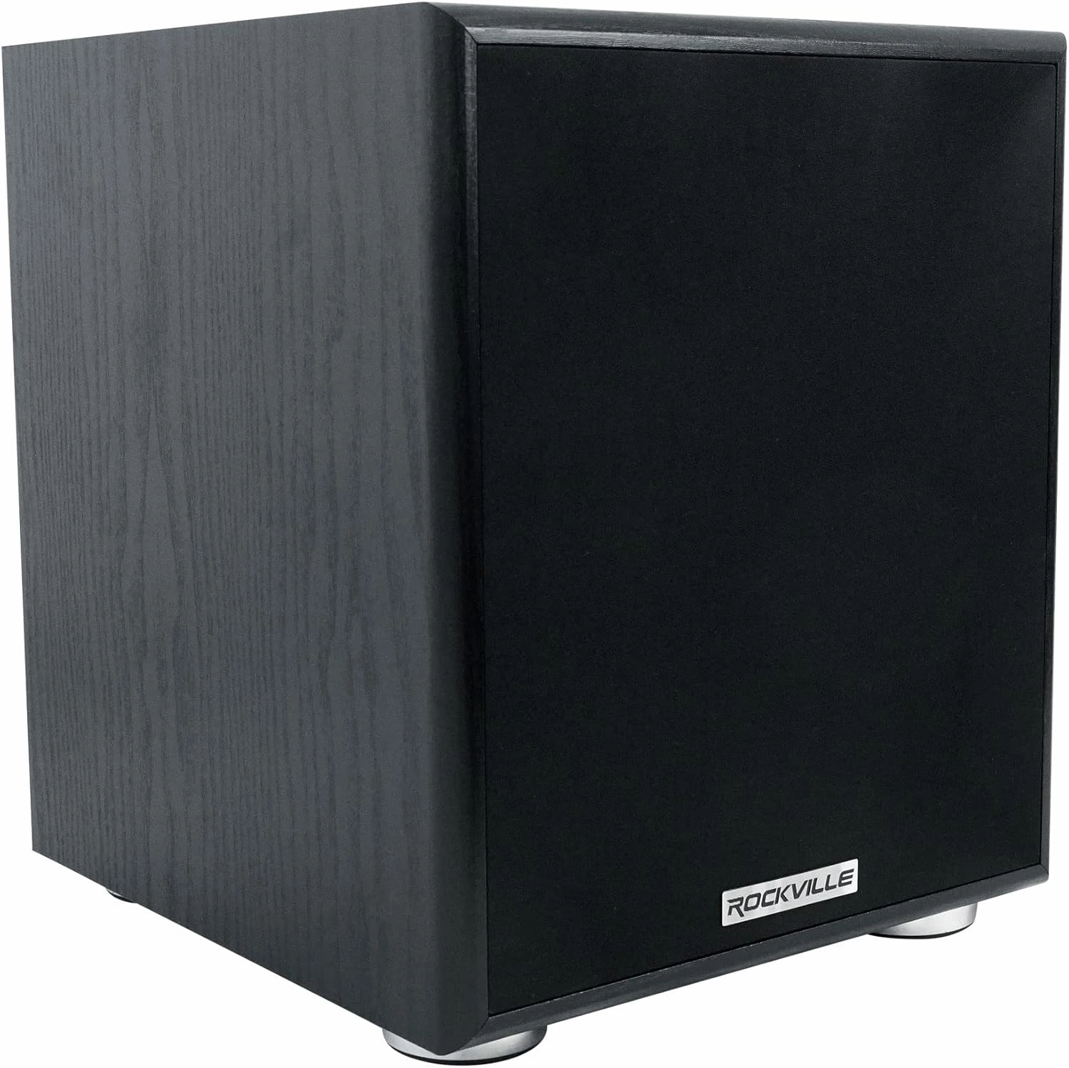 Rockville ROCK SHAKER 6.5" 200W Powered Home Theater Subwoofer, Deep Bass, Adjustable Crossover, Compact Design, for Movies and Music audiophile subwoofer,active subwoofer,low frequency speaker,