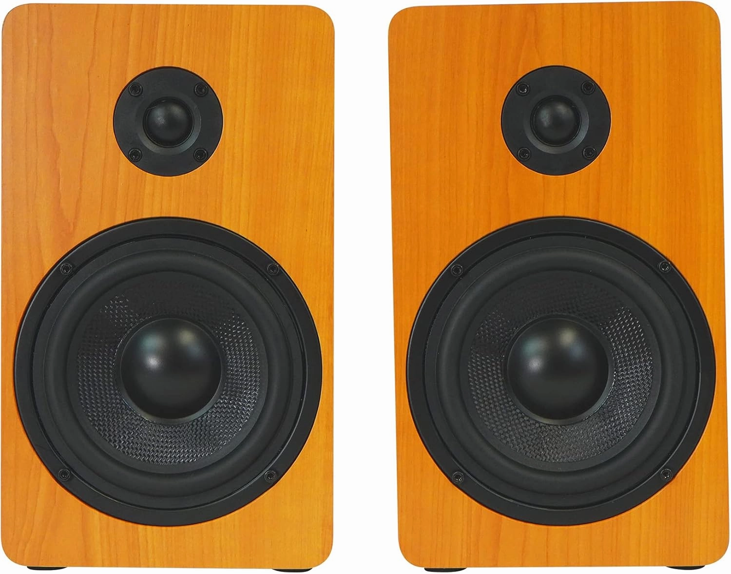 Rockville RockShelf 58C 360W Wood 5.25" Bookshelf Speakers 8 Ohm, Kevlar Woofers, Silk Dome Tweeter, MDF Cabinet, for Home Theater and Music Enthusiasts (2)