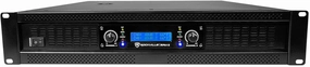 Rockville RPA12 5000W Peak/1400W RMS 2 Channel Power Amplifier, High Output, Bridgeable, LED Indicators, for Pro DJs and Live Sound power amplifier,stereo amp,hi-fi power amp,