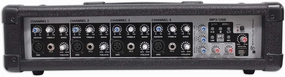 Rockville RPM45 1800w Powered 4-Channel Mixer Amplifier, USB, Effects, Phantom Power, Durable Wooden Enclosure, Compact Design, for Musicians and Small Venues power amplifier,stereo amp,hi-fi power amp,