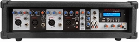 Rockville RPM45BT 1800W Powered 4 Channel Mixer/Amplifier, Bluetooth, EQ, Effects, USB/SD Inputs, Phantom Power, for Musicians and Small Events power amplifier,stereo amp,hi-fi power amp,