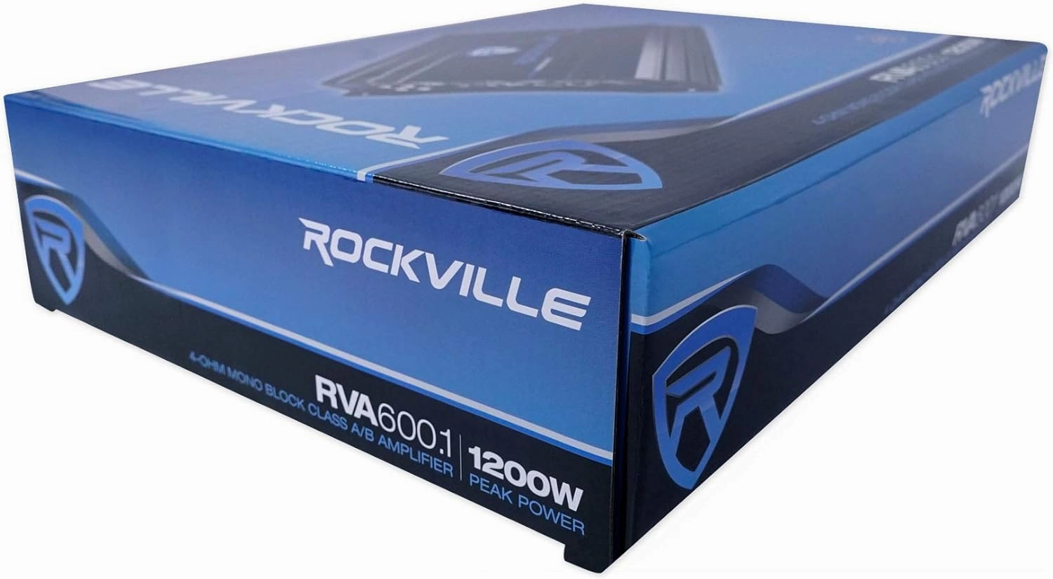 Rockville RV10.1D 500W 10-Inch Loaded Car Subwoofer Enclosure with Mono Amplifier and Amp Kit, High-Performance Bass, Durable Build, Easy Installation, for Car Audio Enthusiasts
