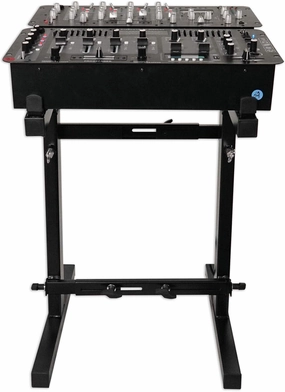 Rockville RXS20 Portable Mixer Stand 300 lbs Capacity, Adjustable Height 24-36in, Adjustable Width 13.8-23.6in, Collapsible, Padded Platform, Perfect for DJs and Musicians mixer console,audio mixing desk,DJ console,