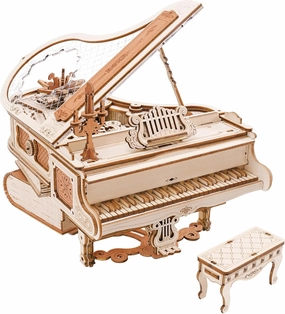 ROKR 3D Wooden Puzzles for Adults 223pcs Piano Model Kit 1:20 Scale Building Puzzles Wooden Music Box Unique Gift for Men Women Hobbies for Birthday Christmas music server,hi-fi media server,digital audio storage,