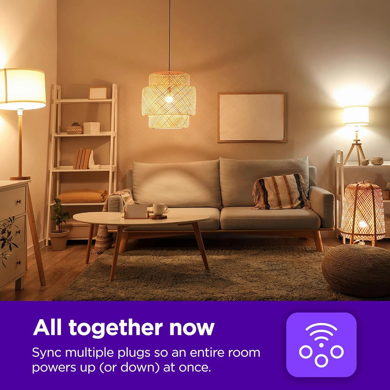 Roku Smart Home Indoor Smart Plug, 1-Pack - WiFi Smart Plugs Works with Alexa & Google Assistant, No Hub Required - Custom Scheduling Timer & Multi-Outlet Sync - Easy-to-Setup Smart Home Products