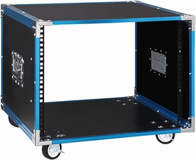 Rolling Network RackPortableNetwork RackOpen Frame Server RackStereo Studio Rack,with Caster Wheelsfor Video Music Recording IT Equipment 8U/12U/16U (Size : 8U-49.5X52.5CM) music server,hi-fi media server,digital audio storage,