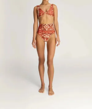 Rose Bikini Bottom In Rubi