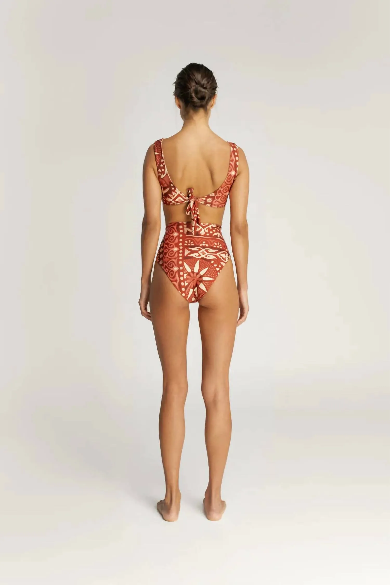 Rose Bikini Bottom In Rubi
