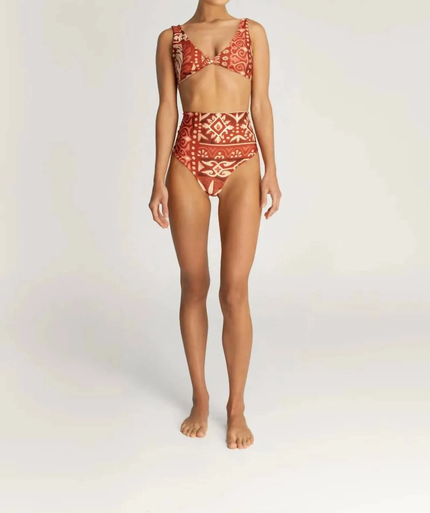 Rose Bikini Bottom In Rubi