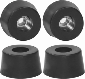 Rubber Feet 192310GS Air Compressor Isolator Pads, Replacement Rubber Isolator Feet for Many Compressors, Generators, Pressure Washers and Speaker Cabinets, Pack of 4 isolation pads,speaker feet,vibration dampeners,