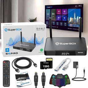 S.6 P.RO with Super Storage 4G  32G, Boxing Within 3.0 USB Hub, Keyboard, 128G TF Card, Audio Cable, Voice Remote and Others smart audio hub,voice control speaker,Alexa compatible audio,