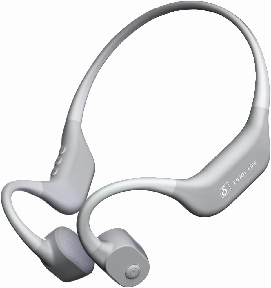 S  Bone Conduction Headphones - Ultra-Lightweight Open-Ear Bluetooth Headphone for Endurance Sports and Running, Advanced Sound Technology for Exceptional Audio Experience(Light Gray) reference headphones,neutral sound headphones,monitor headphones,