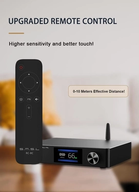 S.M.S.L SU-9n ES9038PRO XMOS XU208 Bluetooth 5.0 SMSL DSD512 RCA/XLR LDAC APTX/HD Decoder High Resolution Audio DAC DAC,USB audio converter,digital to analog converter,