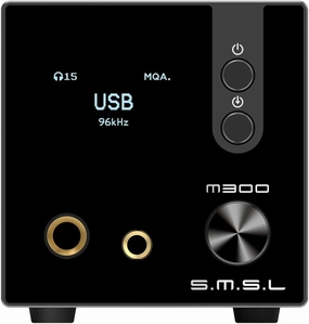 S.M.S.L Upgraded M300SE HiFi Headphone Amplifier, 2PCS of CS43131 MQA Audio DAC, USB/Optical/Coaxial/Bluetooth Input DSD MQA XMOS Balanced XLR Output THD N 0.00013% with Remote Control DAC,USB audio converter,digital to analog converter,