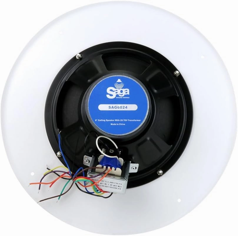 Saga Elite 8" Ceiling Speaker, 25/70